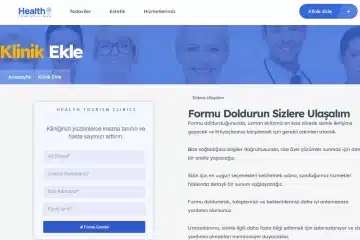 Health Tourism Clinics ile Neden Çalışmalısınız?